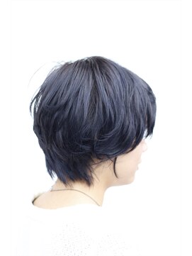 リラ ヘア サロン(rela hair salon) 超濃厚ネイビーカラー×マニッシュショート