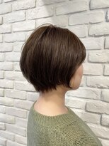 ヘアーアンドメイクトラスト(HAIR&MAKE TRUST)&nbsp;ショートヘア/ショートボブ/ベージュカラー/イルミナカラー