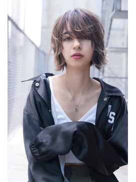 オースティン 門前仲町(AUSTIN) AUSTIN☆外ハネボブアッシュブラウンネオウルフツイストパーマ