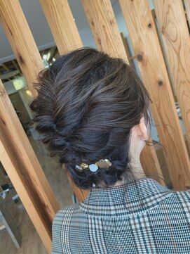 アモヘアー 城山店(amo hair) : ボブ くるりんぱアレンジ