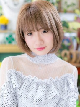 カバーヘアアンドスパ ブリス 浦和(COVER HAIR&SPA bliss) ★外国人風シースルーブロンドカラーミニボブ20代30代40代★7