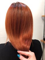 ロア 福岡天神本店(LORE)&nbsp;オレンジカラー×カラーバター