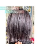 外ハネボブ×ラベンダーグレージュ【松戸市　上本郷　BESTHAIR】