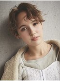  ボブ/カーキグレージュ/大人かわいい[恵比寿/恵比寿駅]