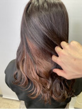 ナフィ バイ エイム 町田店(Nafie by eim) インナーカラーピンク/ピンクベージュ/ケアブリーチ/韓国ヘア