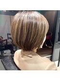 【CECIL hair 下北沢】小顔ショートハイライトショートカット