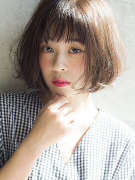 ソイル バイ ロミー(soil by ROMMY.) シースルーバングxシアーボブ【soil by ROMMY. 横浜】/髪質改善