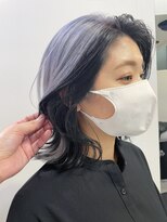 グーフィートーキョー 銀座(Goofy Tokyo)&nbsp;シルバーアッシュ/逆インナーカラー/逆アンブレラ/Goofy東京銀座