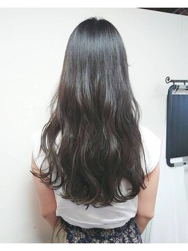 カミケン 方木田店(kamiken.) 大人アッシュゆるふわ波ウェーブロング【カミケン方木田店】