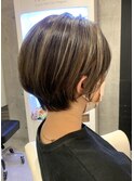 ハイライト×ショートボブ2
