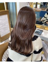 ロンドアベニール 北千住(Lond avenir) 大人可愛いフェミニンロング　チョコレートブラウン　西田大樹