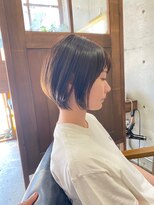 トト 船橋店(toto.)&nbsp;黒髪/グレーベージュ/レイヤーロング/前髪パーマ[西船橋/津田沼]