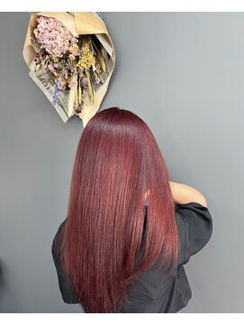 ラフィネ(Raffine) レッド/ロング/ツヤサラ