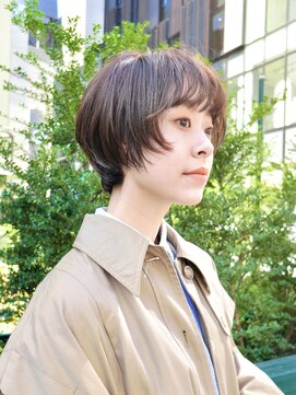 ビュートリアム265(BEAUTRIUM 265) マッシュショート/ショートヘア/アッシュベージュ/レイヤー/銀座