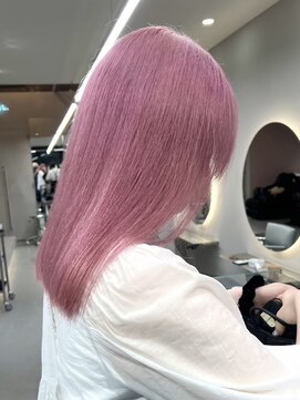 ソル ジングウマエ(SOL JINGUMAE) ダブルカラーピンクベージュベージュカラーケアブリーチレイヤー