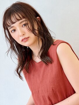 リトル 下長(little) 小顔シースルーベージュベビーバング