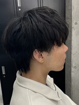 フイ 代々木(Hui)&nbsp;メンズ/アップバング/ツーブロックマッシュ/束感ショート波巻き