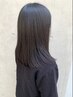 カット+ストレートパーマ+ケラスターゼトリートメント