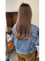 スロウ(sloe)&nbsp;ロングヘアで裾カラー