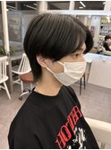 コンマヘアナチュラルセンターパート【韓国メンズアイドルヘア】