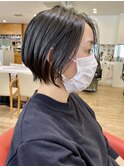 大人30代40代丸みクビレショートスタイル