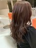 【ゆるふわパーマ】カット+ゆるふわニュアンスパーマ+カラー