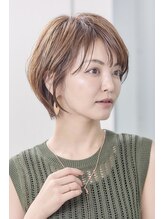 ミチオ ノザワ ヘアサロン ギンザ(Michio Nozawa HAIR SALON Ginza) 美髪艶ショートマッシュグレーベージュクリアカラー