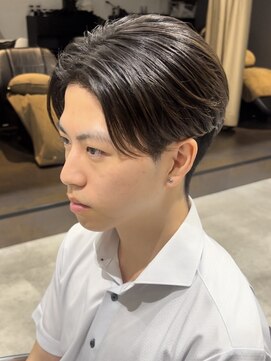 ラピス 福岡天神店(Lapis) 【曲がる縮毛矯正】ニュアンスセンターパート