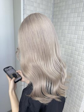 リグ 横浜(Lig.) ホワイトベージュ/ケアブリーチ/ブリーチ/ハイトーンカラー