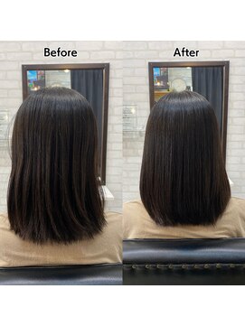 ビート(Beat) 量が多く広がる髪にsins酸性ストレート