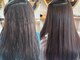 ヘアーハピネスリジュアル(Hair happiness Resual)の写真/丁寧なカウンセリングでお客様の髪質やダメージに合わせた薬剤を使い分けます◎ツヤ感のある髪質に！