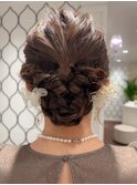 大人クラシカルな三つ編みアレンジ＊＊