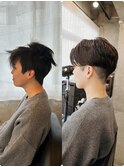 メンズパーマbefore&after◎三軒茶屋 RYUKI メンズカット