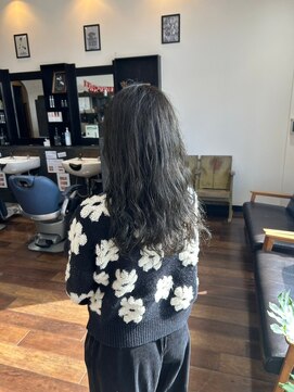 ヘアーワークス ボナ ウニクス店(HAIR WORKS bona) コテ巻きが苦手な方におすすめなデジタルパーマ×うる艶TR
