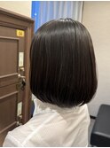 内巻きショートボブ20代/30代/40代/50代