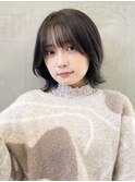 【Say.福岡】大人可愛いくびれボブ×前髪ありレイヤーボブ