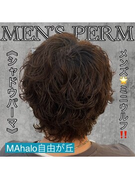 マハロ 自由が丘店(MAhalo) 《　シャドウパーマ　》メンズパーマ！