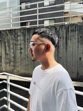 六本木美容室 ヒロオ(HIROO) フェードカット×クロップスタイル
