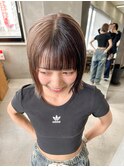 ミニボブ、ブロックカラー、ツートーンカラー、デザインカラー