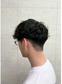 ツーブロマッシュ×ニュアンスパーマ