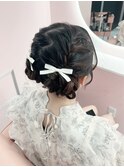 ガーリースタイル/心斎橋/ヘアメ/セットサロン