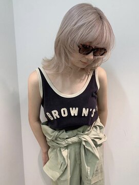 ペレ アネックス 大阪梅田茶屋町店(PELE ANNEX) ミディアムヘア/暗めカラー/グランマッシュ/梅田