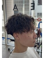 オーシャントーキョー 大阪(OCEAN TOKYO)&nbsp;波巻きパーマメンズツイストスパイラルパーマツーブロック