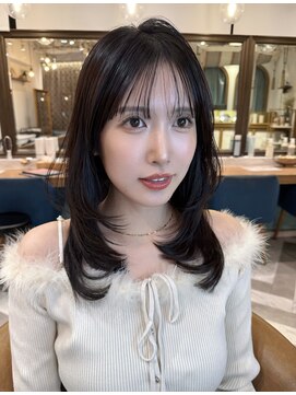 ロンドアベニール 北千住(Lond avenir) 姫カットレイヤー/レイヤーカット/韓国風巻き/顔周り/前髪北千住