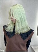 韓国ヘアミントグリーンハイトーンブリーチケアブリーチ
