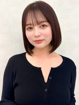 ショート/ボブ/髪質改善/脱白髪染め/白髪ぼかしハイライト