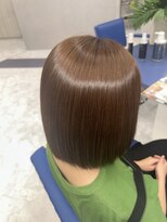 スリーディーヘア(3D Hair)&nbsp;ショートボブ/縮毛矯正/艶髪/ハイトーン艶髪