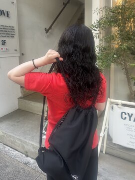 縮毛履歴でもかけれるパーマ