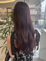 ビビバイベル(BiVi by BHEL)&nbsp;桑名ロングレイヤーカットハッシュカット透明感カラー重めロング