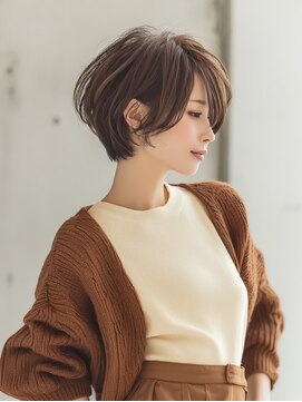 ハピネスフィール 宇治店(Happiness FEEL) 大人の丸みショート髪質改善40代50代